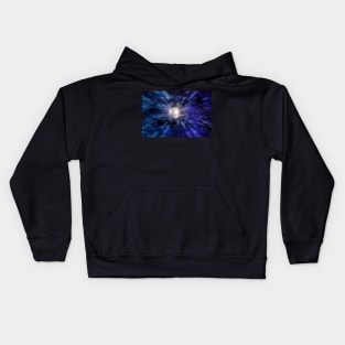 Space flight to the sun Kids Hoodie